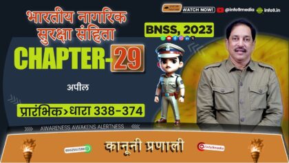भारतीय नगरिक सुरक्ष संहिता (BNSS), 2023-अध्याय 29: जमानत और बांड के बारे में प्रावधान (धारा 338-374)