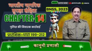 भारतीय नगरिक सुरक्ष संहिता,2023-अध्याय 14:कार्यवाही की दीक्षा के लिए शर्तों की आवश्यकता-धारा 199-212