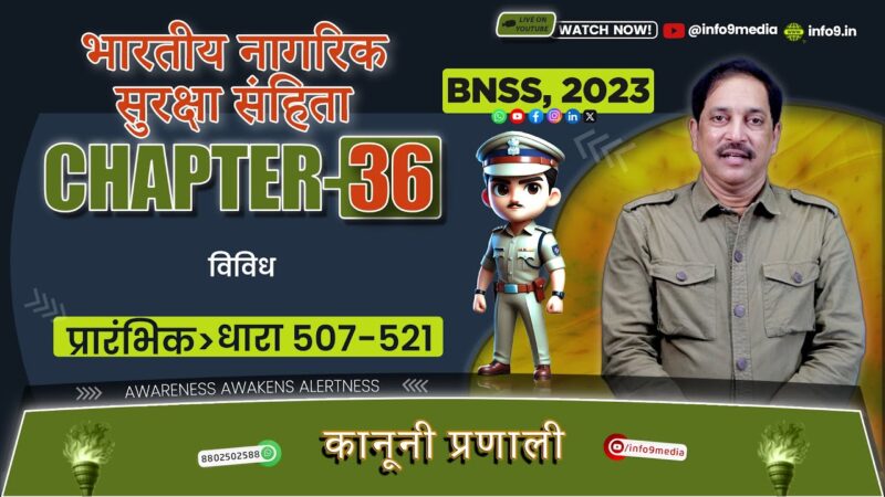 भारती नगरिक सुरक्ष संहिता, 2023-अध्याय 36: पीड़ित मुआवजा योजना (धारा 507-521) समझाया विवरण: